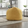 Okak Bean Bag Chair Floor Chair with Padded Foam and Upholstered Footrest, Comfy Sofa Chair for Living Room, Bedroom - 4 of 4