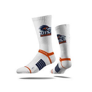 NCAA UTSA Roadrunners Premium Knit Crew Socks - White - 1 of 2