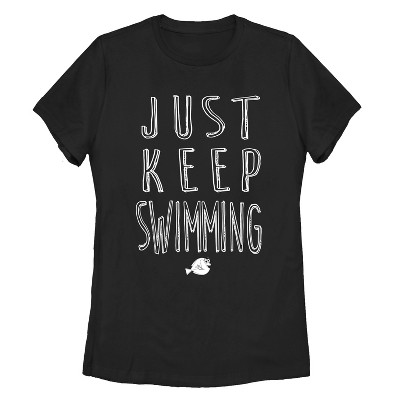Women's Finding Dory Keep Swimming T-shirt : Target