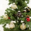 25 Pcs Christmas Ball Ornaments, 2.36 Inch Clear Christmas Tree Decorations, Shatterproof PVC Halling Balls Ornaments Set - 2 of 4