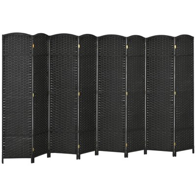 HOMCOM Room Divider, Folding Privacy Screen, 5.6' Tall Freestanding Partition for Home Office, Bedroom