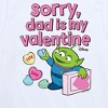 Boys' - Toy Story - Sorry Dad My Valentine Short Sleeve Graphic T-Shirt - 2 of 4