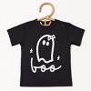 Boo Ghost Bow - Youth Short Sleeve Graphic T-Shirt and Toddler Short Sleeve Graphic T-Shirt - 2 of 4