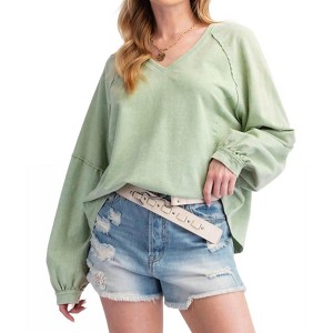 Women's Wild Terry Top - Easel - 1 of 3