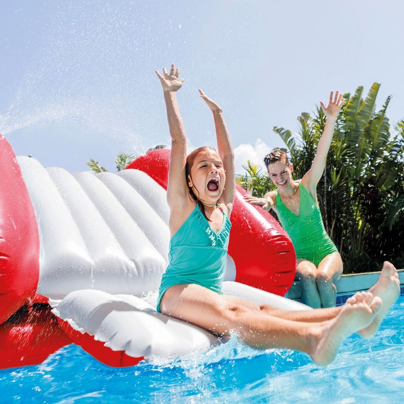 Intex Inflatable Pool Water Slide, Red & Intex Inflatable Pool Water Slide, Blue, 3 of 7