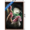Trends International James Booker - 3 Chicken Moon Framed Wall Poster Prints - 3 of 4
