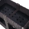 Okak Raised Garden Bed with Drainage Plug - Elevated Planter Box for Vegetables, Herbs, Flowers, Outdoor Gardening,1/2 Pack - 4 of 4