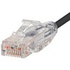 Monoprice Cat6 Ethernet Patch Cable - 2 feet - Black | Snagless RJ45 Stranded 550MHz UTP CMR Riser Rated Pure Bare Copper Wire 28AWG - SlimRun Series - 4 of 4