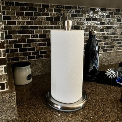 OXO Stainless Steel Metal Freestanding Paper Towel Holder in the Paper Towel  Holders department at