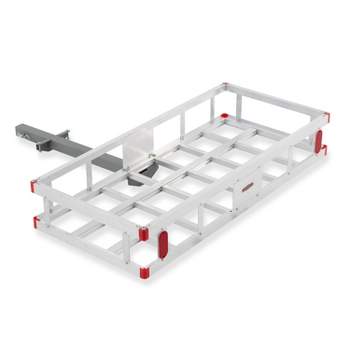 Rockland Universal Aluminum Cargo Carrier Rack Fits SUVs, Trucks, Cars, and RVs with 2 x 2 Inch Receiver Hitches, 31 x 49 Inches, 500 Pound Capacity