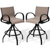 Crestlive Products 28.94" Outdoor Bar Stools Aluminum Bar Stools With Sunbrella Fabric  Set of 2 - 2 of 4