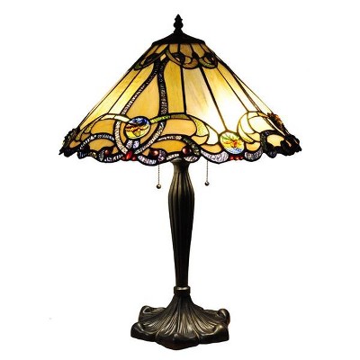 Chloe Lighting Majestic Grandeur Tiffany-style 2 Light Victorian Table Lamp 18 Inch Shade