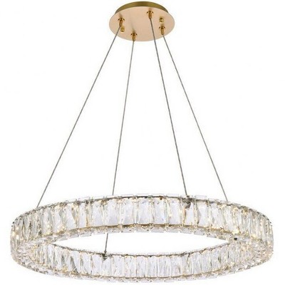 Elegant Lighting Monroe 1 - Light Pendant in  Gold