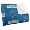 St. Mary'S University Logo Pattern Silky Touch Blanket White 50x60 - 3 of 4