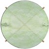 Tengah Round Glass Accent Table - ACC3213A - Green/Brass - Safavieh - 4 of 4