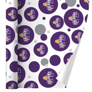 University at Albany Primary Logo Premium Gift Wrap Wrapping Paper Roll 30x72 - 1 of 4