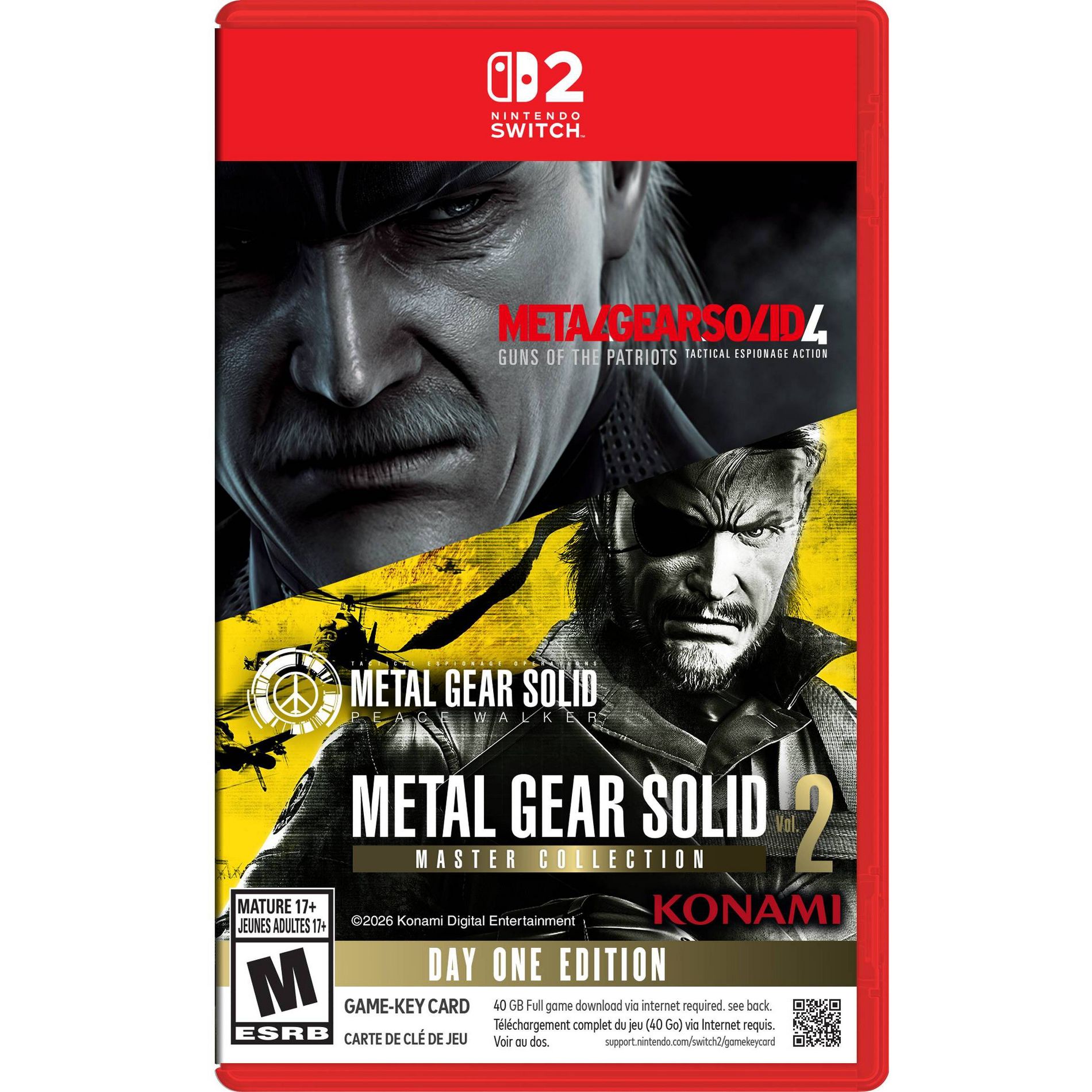 METAL GEAR SOLID: MASTER COLLECTION Vol.2 - Nintendo Switch 2