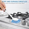 SetSail Dish Brush with Handle, 2 Pack Stiff Bristles Dish Scrubber + Dish Brush Set - 3 of 3