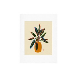 Deny Designs Sandrapoliakov Plant with Colorful Leaves Art Print - 1 of 4