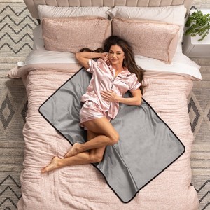 Avana Waterproof Throw Blanket | Protector for People and Pets | Leak Proof Moisture Barrier - Micro-Velvet - 1 of 4