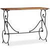 vidaXL Console Table Solid Acacia Wood 39.4"x15.7"x29.5" - 2 of 4