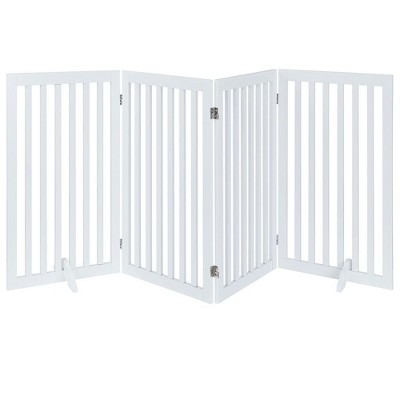 unipaws Classic Indoor Dog Gate Wooden Pet Safety Gate