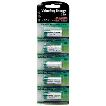 Dantona® ValuePaq Energy 23A Alkaline Cylindrical Batteries, 5 pk