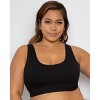 Curvy Couture Women's Cotton Comfort Bralette 2-Pack - 2 of 4