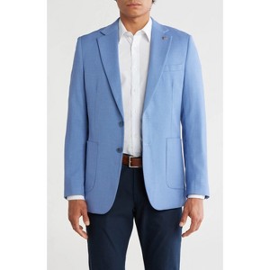 TAHARI - THB-327 Slim Fit Sharkskin Blazer - 1 of 4