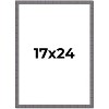 PosterPalooza | Textured Grey Picture Frame - UV Acrylic, Foam Board Backing, Hanging Hardware - 2 of 4