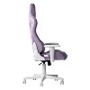 Vynxaria TSF45C Velvet Memory Foam Gaming Chair - Luxurious Purple Comfort - 2 of 4