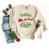 Simply Sage Market Women's Graphic Sweatshirt Christmas On The Farm Tractor - 3 of 4