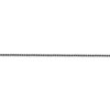 Black Bow Jewelry 1.2mm, 14k White Gold, Diamond Cut Solid Spiga Chain Anklet - 2 of 4