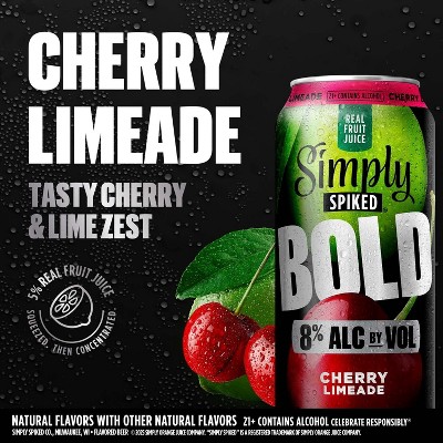Simply Spiked Bold Cherry Limeade - 24 fl oz Can