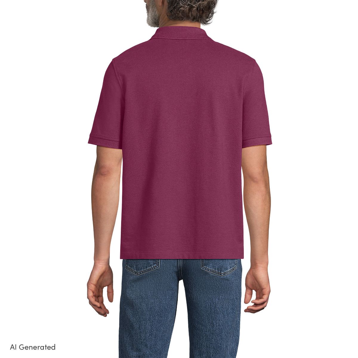 Lands' End Men's Short Sleeve Comfort-First Mesh Polo Shirt - thumbnail 10