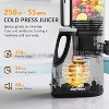 Heynemo Juicer Machines, 5.9" Wide Feed Chute Cold Press Juicer for Whole Vegetable & Fruit, 250W Slow Masticating Juicer Machines - 4 of 4