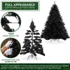 Casafield Artificial Black Spruce Christmas Tree with Metal Stand - 2 of 4