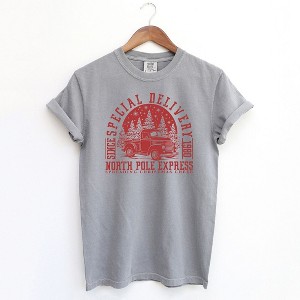 Simply Sage Market Women's Special Delivery Short Sleeve Garment Dyed Tee - 1 of 2