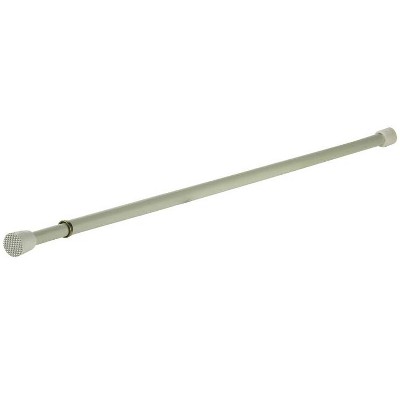 Amerock KN630/1 Allison Round Tension Rod 18" - 28"L, White