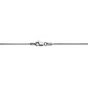 Black Bow Jewelry 0.8mm 14k White Gold Solid Round Parisian Wheat Chain Necklace - 4 of 4