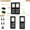 Aheaplus 6-15FT Closet Organizer with Drawers, Walk-in Wardrobe Closet System with 4 Hanging Rods - 2 of 4