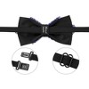 INSPIRE CHIC Men's Diamond Pre-tied Adjustable Neck Tie Fashion Bow Tie for Wedding Party Business - 2 of 4