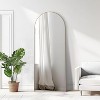 Full-Length Mirror with a Sleek Aluminum Alloy Frame and Right-Angled Arch Layout - 2 of 4