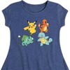 Girls' - Pokémon - Snow Fun Fit & Flair Cap Sleeve Graphic Dress - 2 of 4