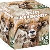 MasterPieces 100 Piece Jigsaw Puzzle - Desert Bighorn Sheep - 11.4"x11.45" - 2 of 4
