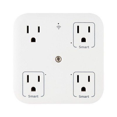 Philips Smart Plug 4-Outlet Grounded Tap – White