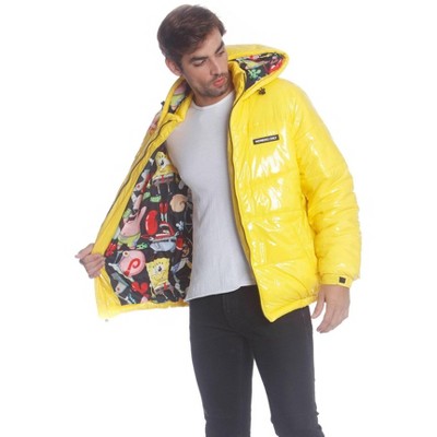 male yellow raincoat