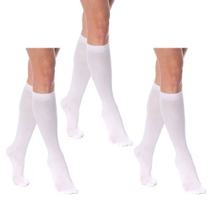 Women's Over The Calf Cotton Socks – 3 Pairs Knee High Soft Long Socks for Comfort & Style - 1 of 1