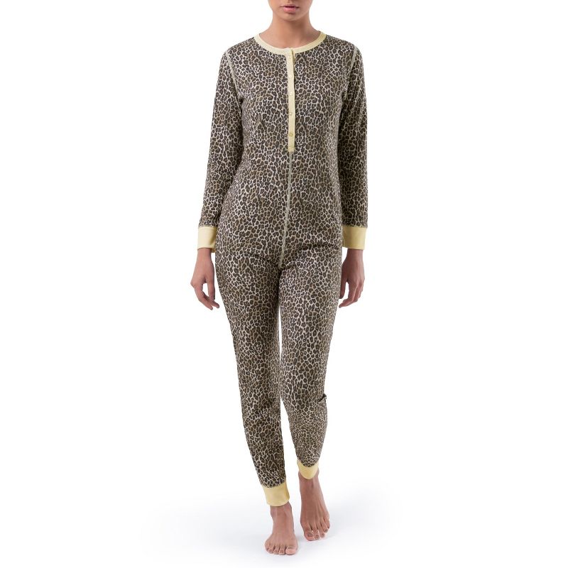 Fruit of the Loom Women's and Plus Waffle Thermal Union Suit, 1 of 5