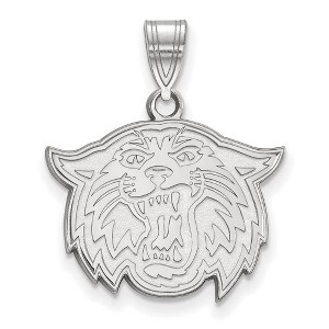 Black Bow Jewelry 10k White Gold Villanova Wildcats NCAA Medium Pendant - 1 of 3